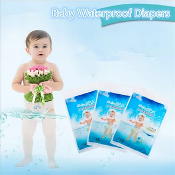 

Baby Waterproof Baby Swim Pants Leak Baby Clothes Swimming Pants New Disposable Swim Pants Baby Waterproof Diapers