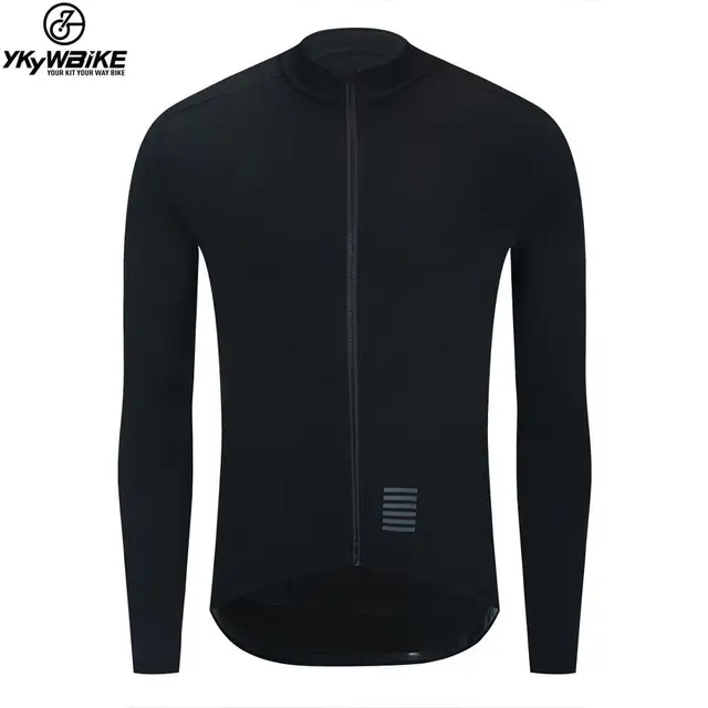 YKYWBIKE WINTER JACKET Thermal Fleece Men Cycling jacket Long Sleeve Cycling Bike Clothing  black 사이클링 겨울 재킷 YTJZ232