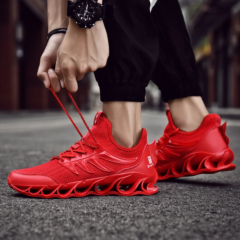 Günstig SENTA Neue Klinge Laufschuhe für Männer Gleitschutz Dämpfung Sohle Männer Athletic Training Lauf Turnschuhe Atmungsaktiv Runing Zapatills