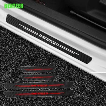 

4pcs Carbon fiber car door protection sticker for SUBARU WRX Impreza