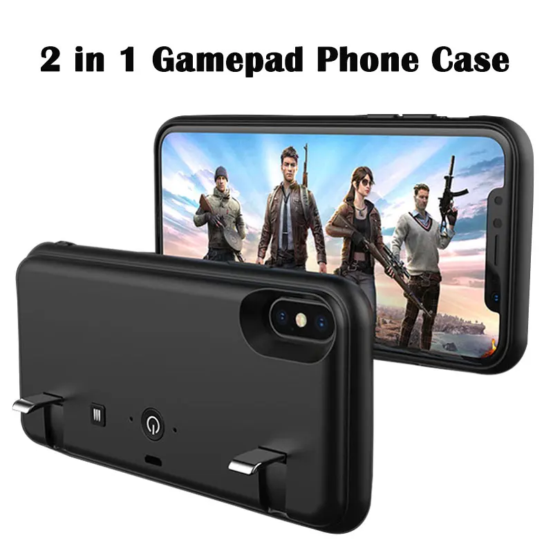 2 в 1 контроллер PUBG мобильный телефон чехол для iPhone 6/6S 7/8 7 P/8 P X/XS XR XS MAX игровой