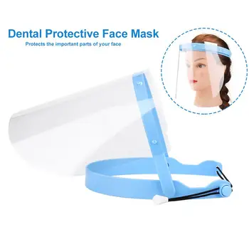 

10pcs Dental Protective Face Dental Face Shield 1 Shelf 10Pcs Detachable Face Shield Anti-Fog Dustproof Replacement Covers