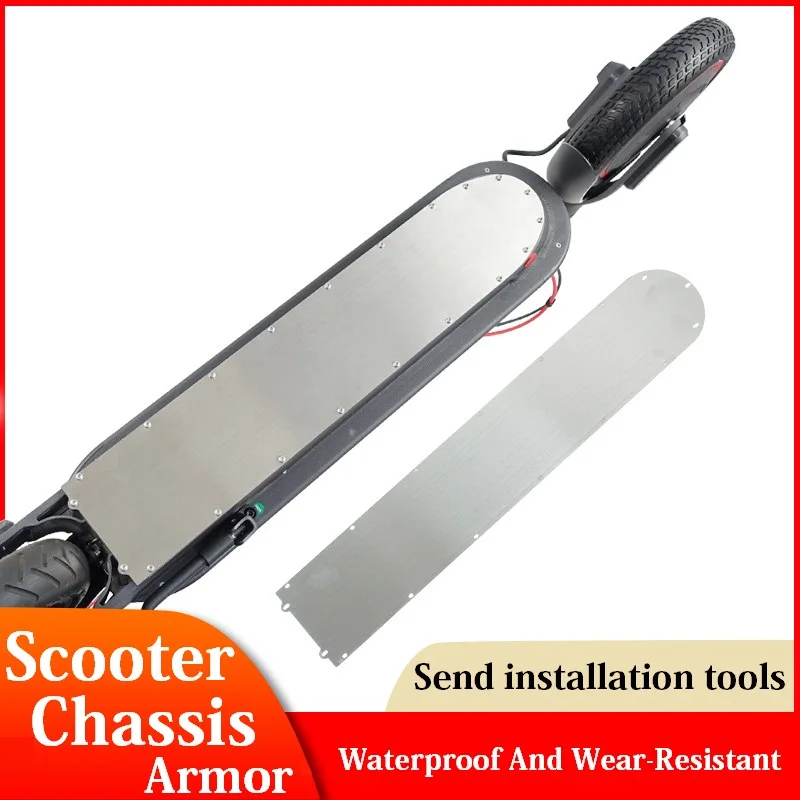 M365 Electric Scooter Chassis Armor Waterproof Wear-Resisting Guard Plate for Xiaomi Scooters Accessories | Спорт и развлечения