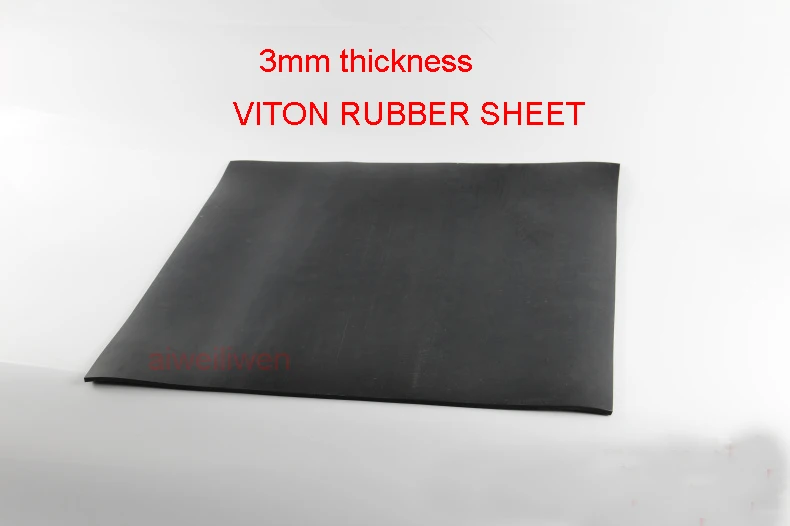 3mm thickness Fluorine rubber sheet FKM plate Aflas Rubber Sheet FPM mat Viton cushion pad acid alkali and high temperature |