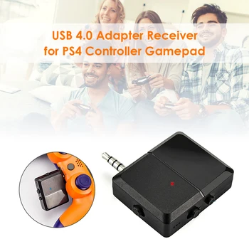 

3.5mm Plug PS4 Gamepad Headphone Receiver PS4 USB 4.0 bluetooth Audio Adapter for PS4 Swiith pc Host wireless earphone