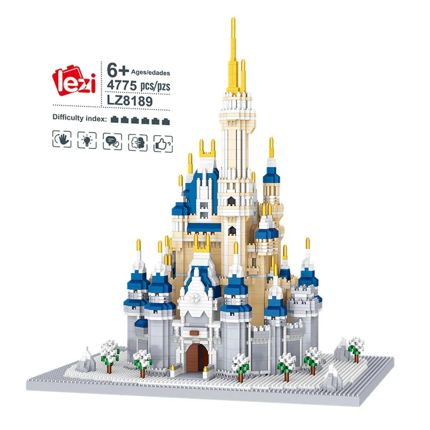 lezi-mini-blocos-de-brinquedo-brinquedo-para-construir-o-mundo-micro-tijolos-castelo-da-neve-presente-para-criancas-para-presente-de-natal-4775-8189-pecas