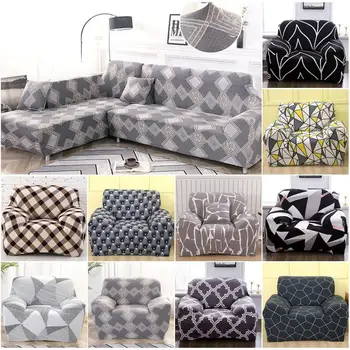 

40stretch sofa cover set 1/2/3/4 seater elastic couch cover sofa covers for living room pets slipcover chair sofa