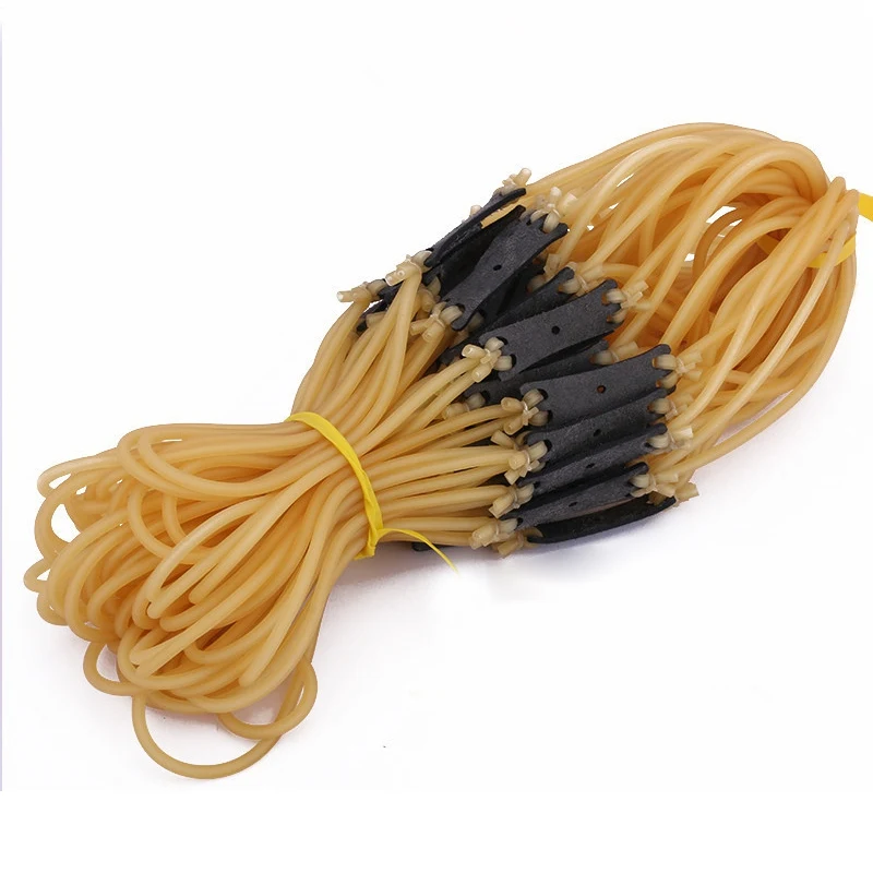 

50pcs/bag Elastic Catapult Bow Slingshot Hunting Rubber Band Slingshot Resilient Tube Slingshot Accessories