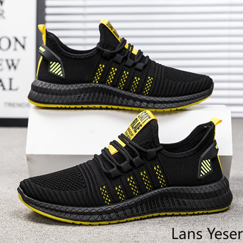

2020 Men Casual Breathable Mesh Sneakers Comfortable Walking Footwear Male Running Shoes Sport Tennis Masculino Chaussure Homme