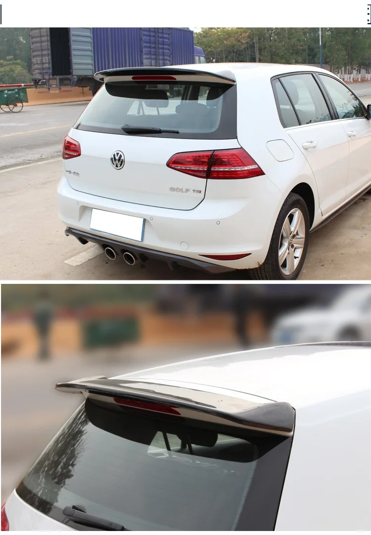 Сток подходит для Volkswagen GOLF 7 RDX углеродного волокна задний спойлер
