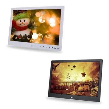 Stylish 17 inch LED screen touch button multi-language HD 1440 * 900 64G digital photo frame electronic photo album 2