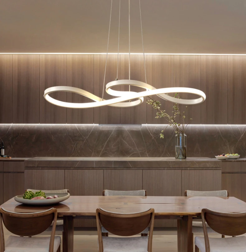 Длина 1250/750 мм современная светодиодная подвесная люстра для столовой, кухни, бара, подвесной светильник, люстры, AC85-265