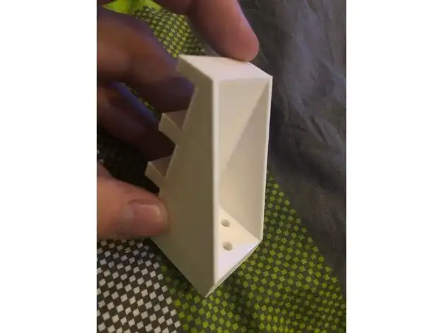 White Под столом настольное крепление для PS4 Pro игровая консоль висячий 3D принт фиксированный кронштейн три винта отверстия ABS винты наклейки - Цвет: White