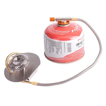 

Outdoor Gas Stove Camping Gas burner Electronic Stove hiking Portable Foldable Stoves Cooking Furnace Adapter Valve c