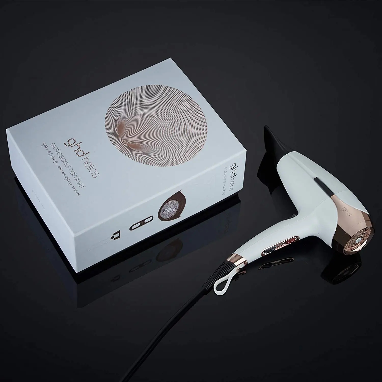 ghd Helios Secador de pelo profesional con tecnología aeroprecis, Blanco| |  - AliExpress