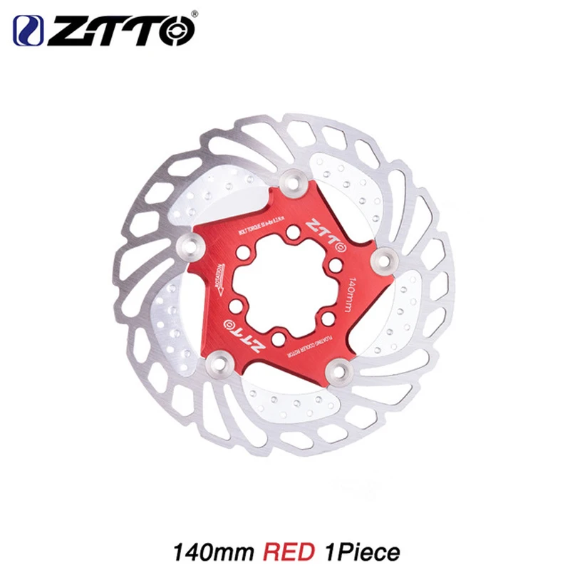 Road Bike Brake Disc Floating Rotor Cool Down Replacement Spare Repair - Цвет: Red 140MM