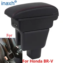Accoudoir de voiture pour Honda BR V BRV, boîte de rangement de contenu de magasin central, bras pièces automobiles, chargeur USB
