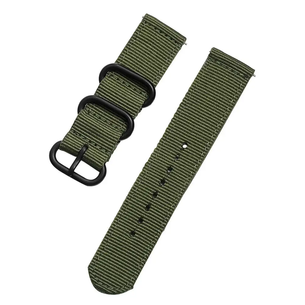 Gear s2 классические спортивные часы с нейлоновым ремешком для Galaxy watch active band/Galaxy 42 мм армейские зеленые красочные умные браслеты - Цвет ремешка: Army Green