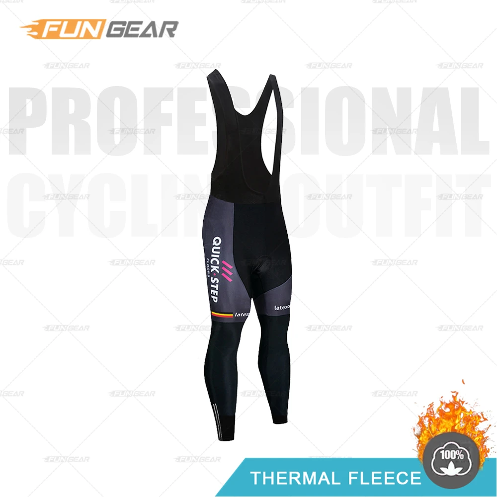 Bib Pants Штаны для велоспорта, длинные колготки, Мужские Теплые Зимние флисовые велосипедные штаны, 9D гелевые мягкие подушки MTB Ropa Pantalon Ciclismo Invierno - Цвет: Bib Pants
