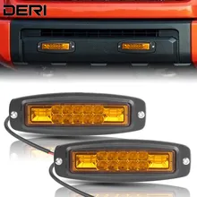 7 pouces LED barre de lumière de travail encastré lumière de conduite ambre 20W Combo faisceau Led antibrouillard pour Niva lada 4x4 offroad ATV 12V 24V