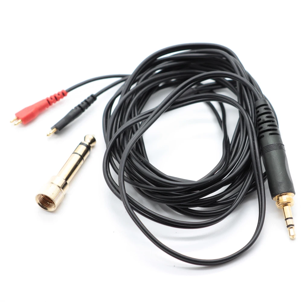 Audio Cable for Sennheiser HD520 HD530 HD540 Headphones 3.5/6.35mm Jack Plug