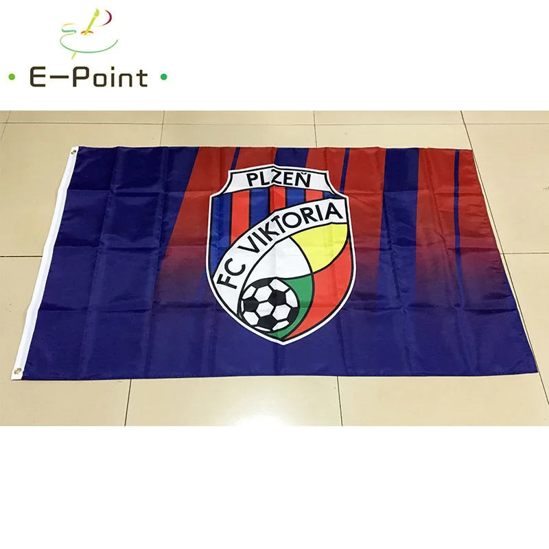Чешская Республика FC Viktoria Plzen 3 фута* 5 футов(90*150 см) размер рождественские украшения для домашнего флага баннер подарки