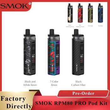 

New SMOK RPM80 Pro Pod Mod 80W Kit Powered by single 18650 battery RPM RPM80 RGC Pod E Cigarette Vaporizer RPM80 VS RPM40
