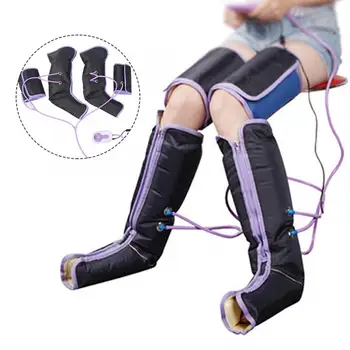 

Air Compression Leg Massager Electric Circulation Leg Wraps For Foot Ankles Calf Therapy Relieve Fatigue Massage Relax Oversea