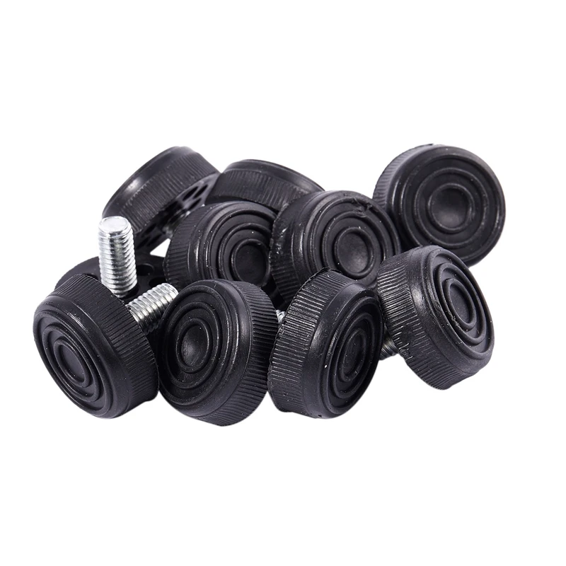 

Furniture Table Chair 8 Holes Base Glide Leveling Foot M8x20mm 10PCS
