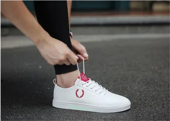 

Men Shoes Spring Autumn Casual imitation leather Flat Shoes Lace-up Low Top Male Sneakers tenis masculino adulto shoes