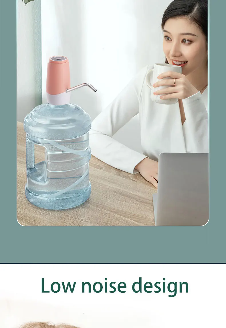Water Bottle Pump Usb Charging Automatic Drinking Water Pump Portable Electric Water Dispenser Switch For Water Pumping Device