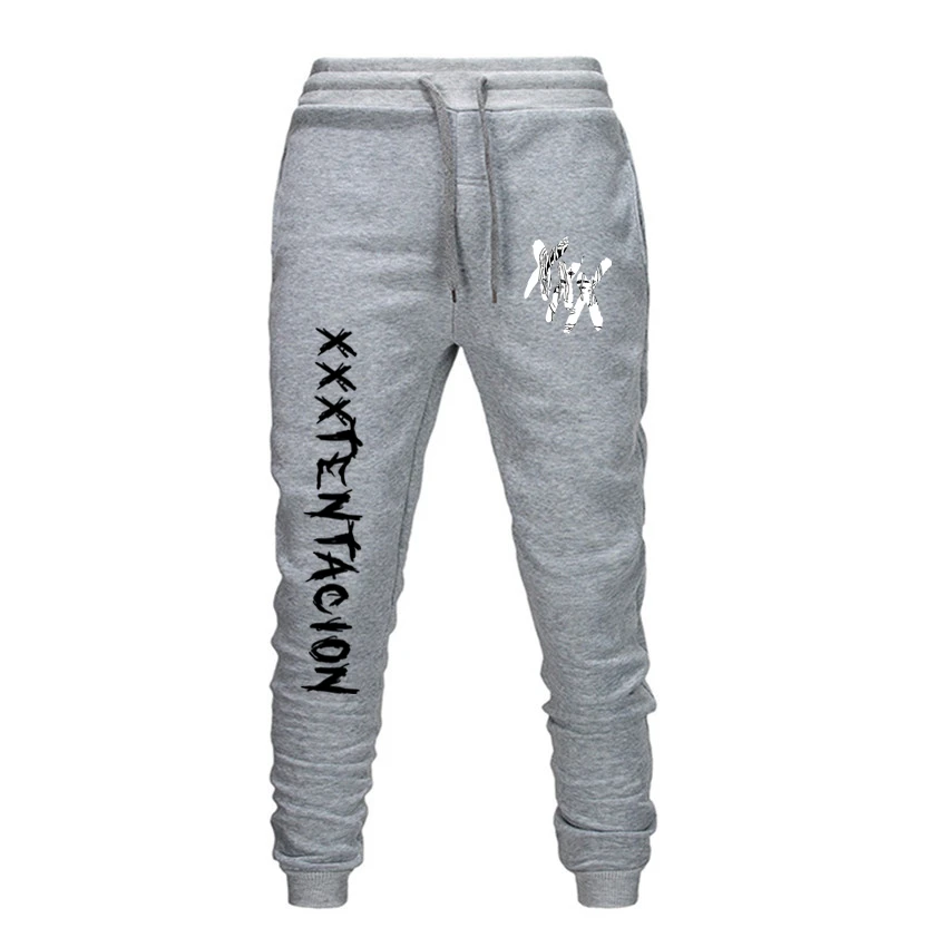 lightgrey96111-121 Love lil. peep мужские Брендовые брюки с карманами в стиле хип-хоп мужские брюки для бега однотонные брюки большого размера s-xxxl - Цвет: lightgrey96111-121