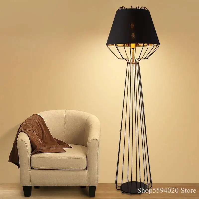 Скандинавский простой тканевый художественный напольный светильник креативная