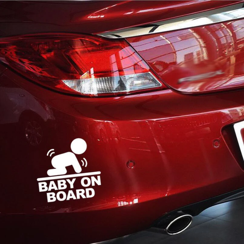 KAWOO, высокое качество,, автомобильный стиль, 3D мультяшная наклейка s Baby в машине, согревающая Автомобильная наклейка, детские на борт, автомобильные аксессуары