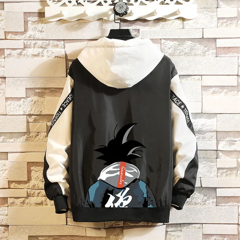 Аниме толстовки Dragon Ball мужские/wo мужские толстовки с принтом теплые мужские куртки повседневные толстовки на молнии зимние пальто