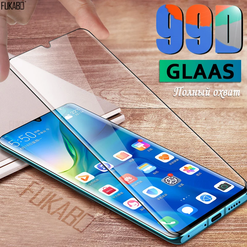 99D полное покрытие из закаленного стекла для huawei P20 Lite P30 Pro mate 20 10 Lite Защита экрана для P Smart mate 10 20 Pro пленка