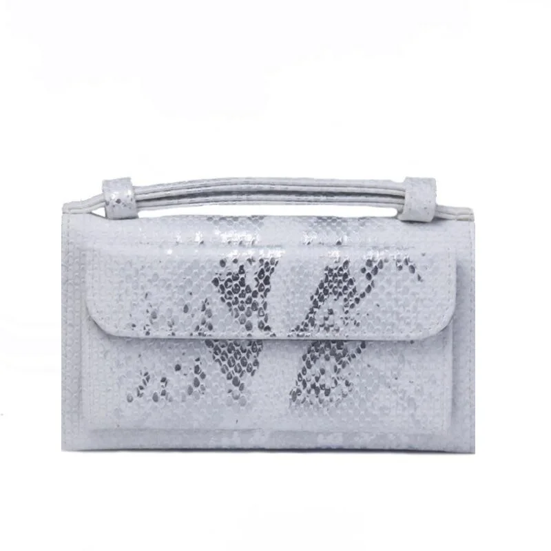 Gloss silver Новинка, Стильный блестящий клатч из натуральной кожи, женские сумки на цепочке, сумки через плечо для женщин, сумка-тоут, кошелек, Bolsa Feminina - Цвет: Gloss silver