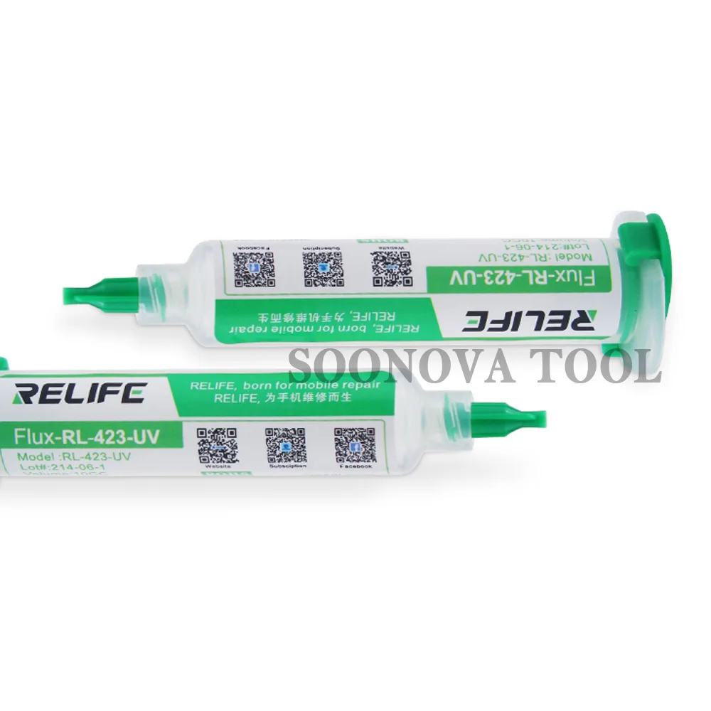 RL-423-UV бессвинцовый не-чистый флюс ремонт телефона специальный пастообразный припой паяльная паста для BGA Reball Чип сварки