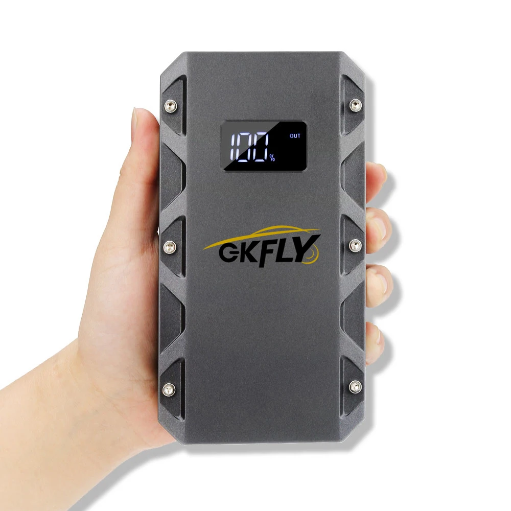 GKFLY Car Jump Starter 18000mAh 1500A 12V Output Portable Emergency Car Starter Power Bank Booster Starting Device