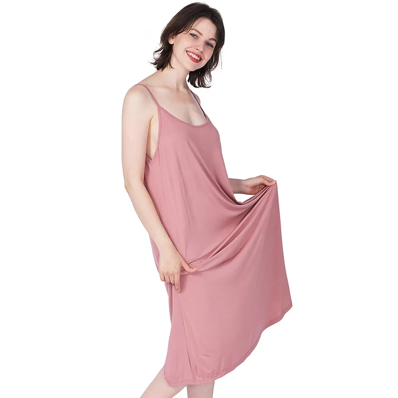 Women Nightgowns Summer Sleepwear Night Dresses 2XL-7XL Plus Size Sleeveless Loose Nightdress Fdfklak women nightgowns,women nightdresses,sleeping dress