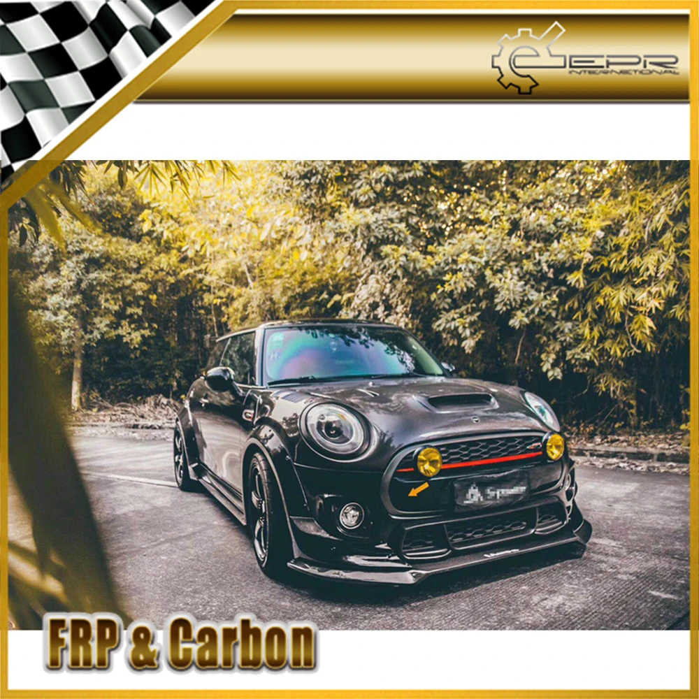 FRP широкий набор для тела для F56 Mini Cooper S TP стиль стекловолокно Широкий комплект обшивки(только S) переднее крыло для губ задний бампер боковая юбка