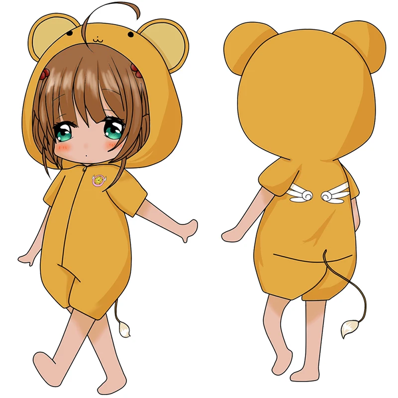 Аниме карточка Captor KINOMOTO SAKURA CERBERUS костюмы для костюмированной вечеринки детей и