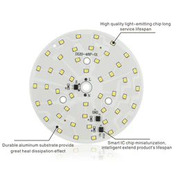 2022NEW LED Chip 3W 5W 7W 9W 12W 15W 18W SMD 2835 Light Beads AC 220V-240V DIY For Led Downlight Cold/Warm white Lighting