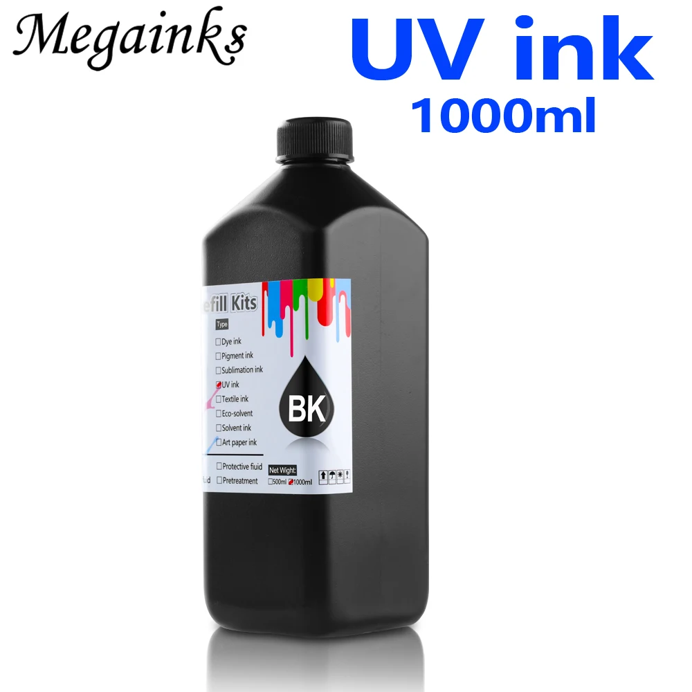 

1000ML Soft LED UV Ink for Roland LEF-200 LEF-300 LEF-12 LEF-12i LEF-20 LEJ-640 LEJ-640FT LEC-300 LEC-330 LEC-540 DX5 DX7