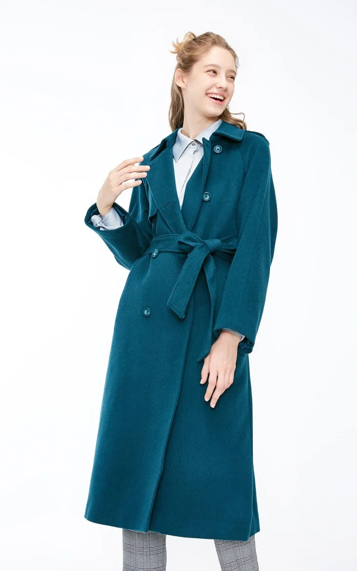 Vero Moda пальто женскоепарка женская зимняя куртка для женщин женская новая британская ветровка с рукавами реглан длинное шерстяное пальто | 318327536