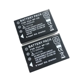 

3.7V 2000mAh NP-120 NP 120 Backup Camera Battery for Fuji NP120 Pentax DL17 Kyocera-Contax BP1500 RICOH DB-43 FinePix F11 M603
