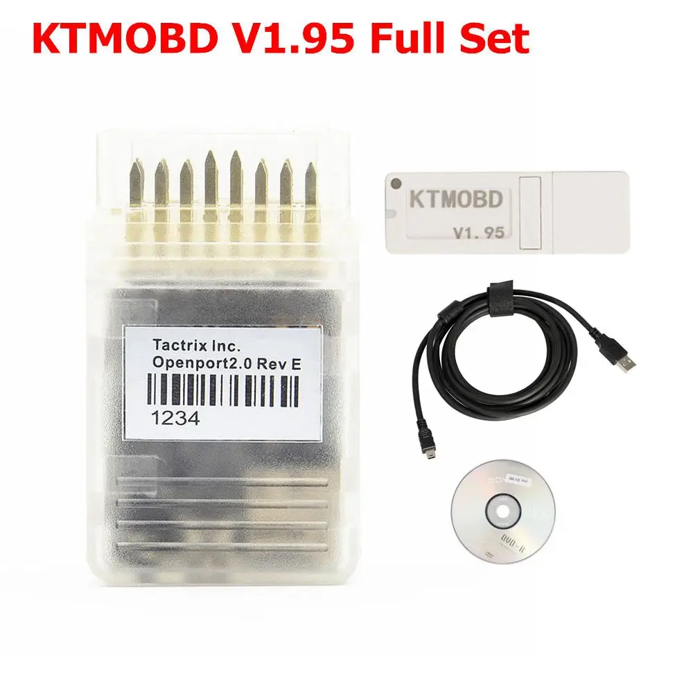 KTMOBD V1.95 1,94 ECU программист и коробка передач Инструмент для обновления питания подключи и играй ECU чип KTM OBD тюнинговый Сканер Поддержка мультипротокола - Цвет: V1.95