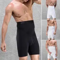 Мужские корректирующие штаны с высокой талией кроссовки Slimm трусики для живота жир рисунок Спортивное нижнее белье форма Одежда контроль