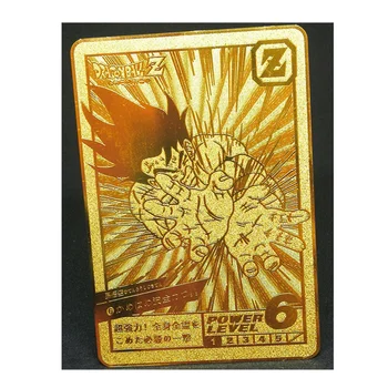 

Super Saiyan Dragon Ball Z Commemorate Metal Card Heroes Battle Card Ultra Instinct Goku Vegeta Game Collection Cards