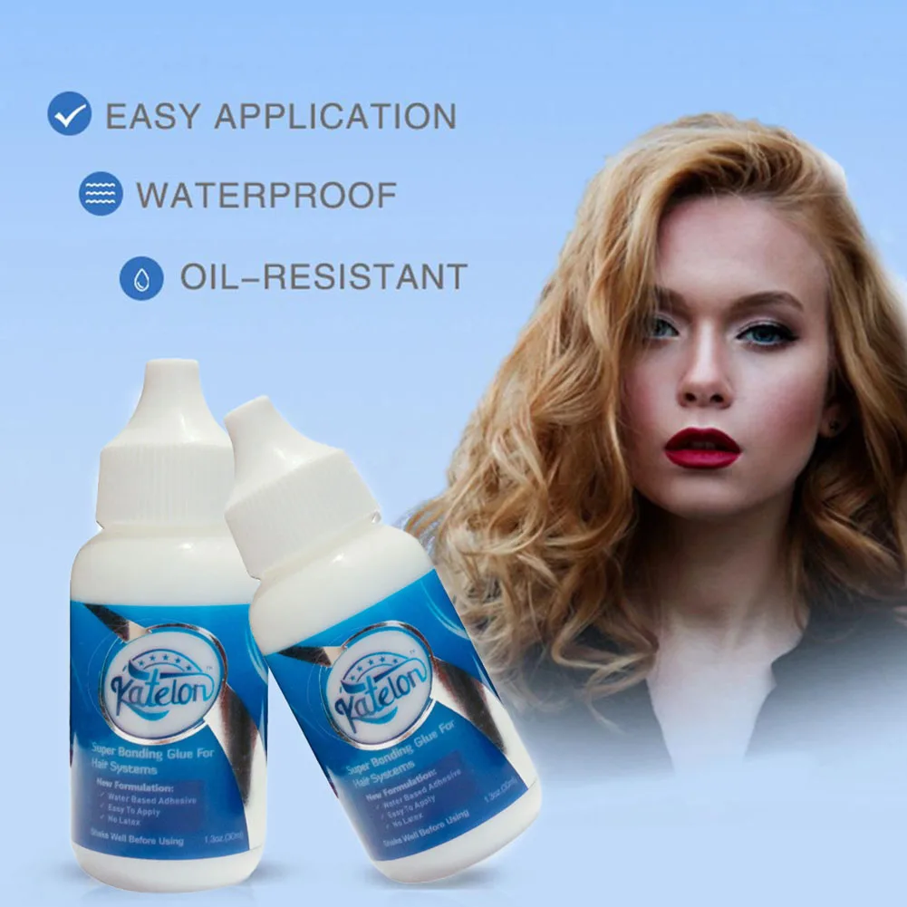 

Wig Glue Daily Home Adhesive Bottled Portable Remover Invisible Transparent Salon Long Lasting Waterproof Unisex Oil Resistant